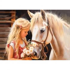 Puzzle 180 pcs : Mon ami le cheval