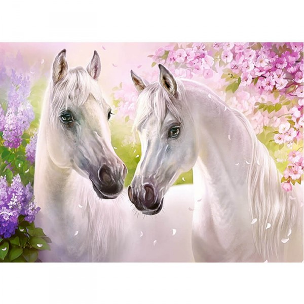 Romantic Horses, Puzzle 300 pieces  - Castorland-B-030378