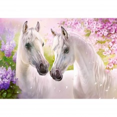 1000 Teile Puzzle: Romantische Pferde