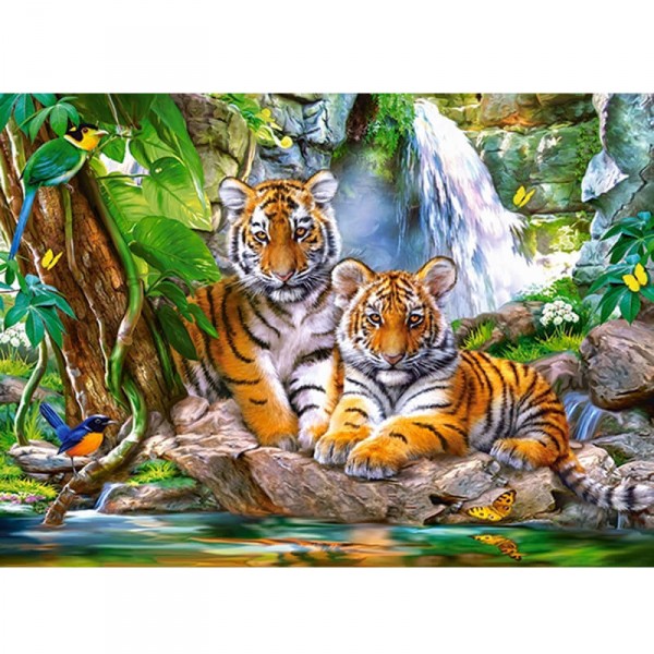 Tiger Falls, Puzzle 300 pieces  - Castorland-B-030385