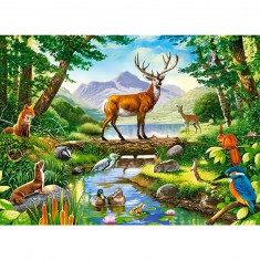300 piece puzzle: Harmony in the woods