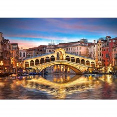 Puzzle 1000 pièces : Rialto de nuit