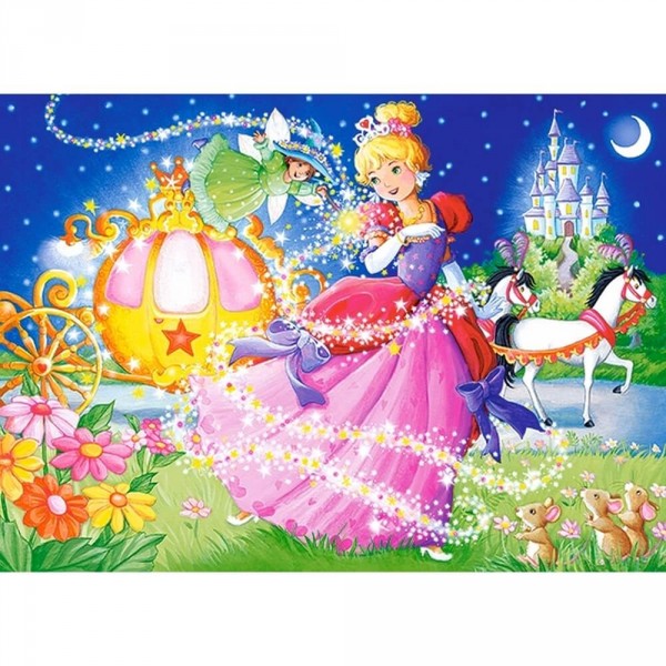 Cinderella, Puzzle 120 pieces  - Castorland-B-13395-1