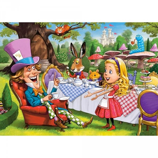 Puzzle 120 pièces : Alice au pays des merveilles - Castorland-B-13456-1
