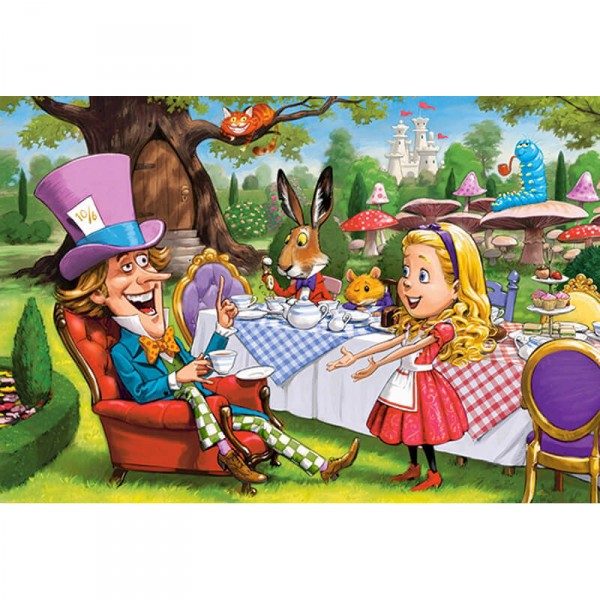 Puzzle 40 pièces maxi : Alice au pays des merveilles - Castorland-040292-1