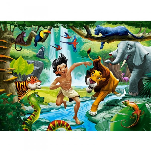 Puzzle de 100 piezas: El libro de la selva - Castorland-B-111022