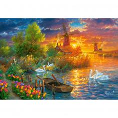 1000 piece puzzle :Dutch Idyll