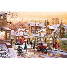 1000 piece puzzle :Vintage Winterland
