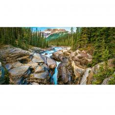 Puzzle 4000 pièces : Canyon Mistaya, parc national Banff, Canada