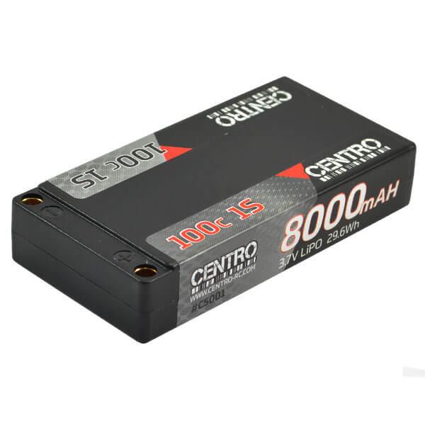 Centro 1S 8000Mah 3.7V 100C Hardcase Lipo Battery - C5001