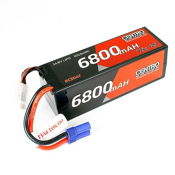 Centro 4S 6800Mah 14.8V 75C Hardcase Lipo Battery Ec5 - C5047EC5