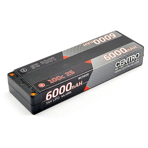 Centro 2S 6000Mah 7.4V 100C Hardcase Lcg Stick Lipo (5Mm) - C5020