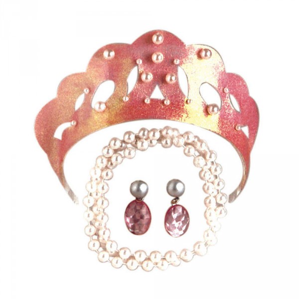 Parure de bijoux rose - Cesar-A357-001