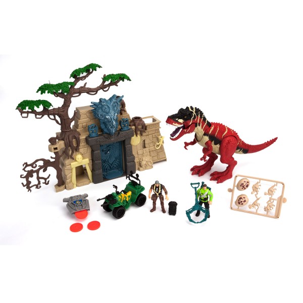 Coffret Dino Valley : Temple, figurines et accessoires - ChapMei-520109