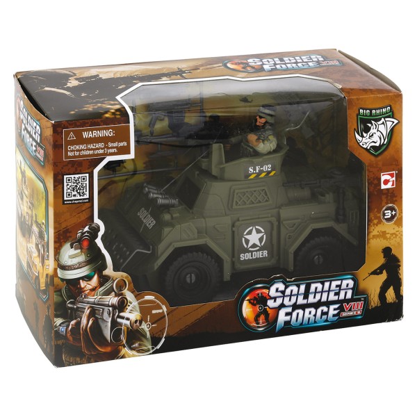 Véhicule d'attaque Soldier Force VIII et figurines - ChapMei-521064