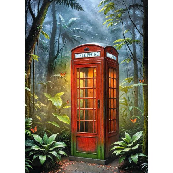 Puzzle 1000 pieces: The Jungle is Calling     - Timaro-31025