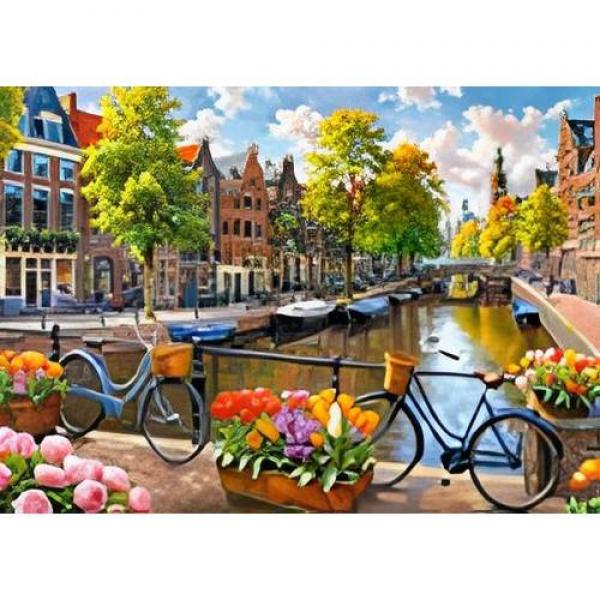 Puzzle 1000 piezas : Tulipanes de Amsterdam - Timaro-30943