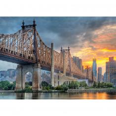 Puzzle mit 1000 Teilen: Queensboro Bridge in New York