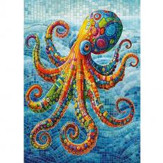 Puzzle 500 piezas: Pulpo chapoteando