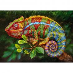 1000 piece puzzle : Chameleon