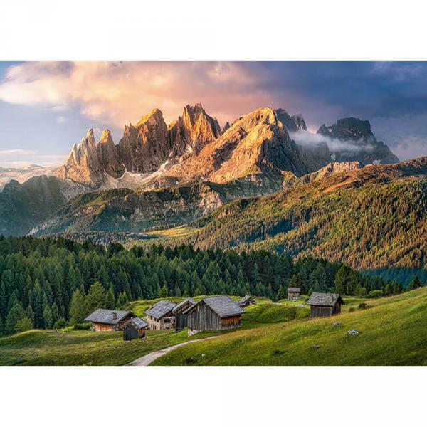 Puzzle de 1000 piezas: paisaje de montaña en los Dolomitas - Timaro-30103