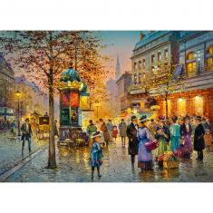 1000 piece puzzle : Paris Boulevard