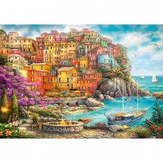 Puzzle 2000 pièces : Une belle journée aux Cinque Terre