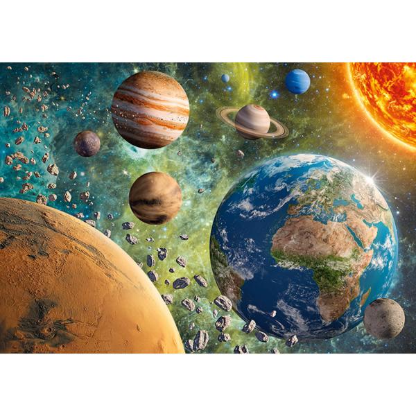 Puzzle de 2000 piezas: Planeta Tierra en el espacio galáctico - Timaro-50118