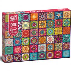 Puzzle mit 1000 Teilen:Zierquadrate