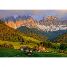 1000 piece puzzle : Santa Maddalena, Dolomites