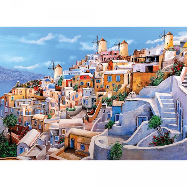 1000 piece puzzle : Color di Santorini - Timaro-30035