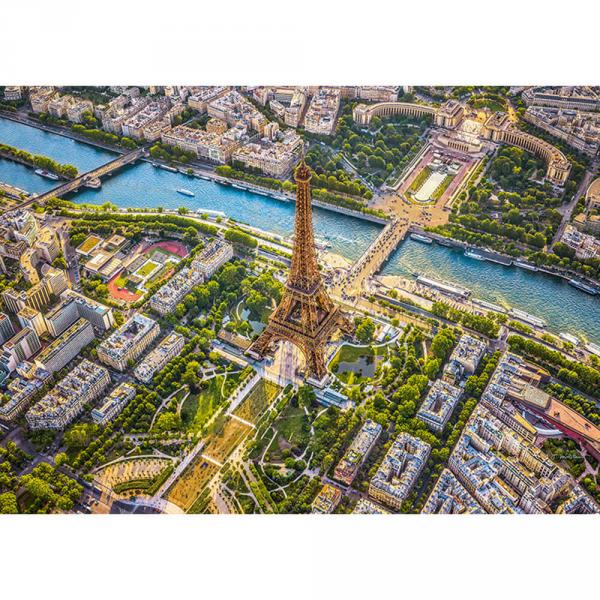 Puzzle 1000 pièces :  Vue sur Paris Tour Eiffel - Timaro-30189