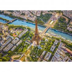 Puzzle de 1000 piezas: Vista de la Torre Eiffel de París