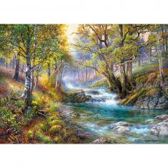 Puzzle 1000 pièces :  Ruisseau caché