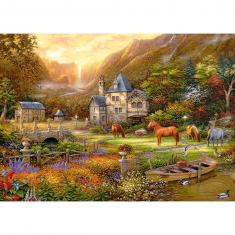 1000 Teile Puzzle: Das Goldene Tal