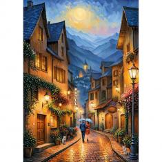 CherryPazzi Puzzle 2000 Teile – „Lever De Soleil Au Bord De La Mer“, 70 X 100 Cm, Für Erwachsene