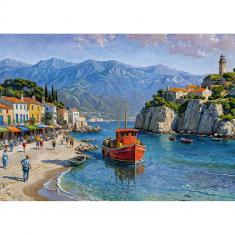 1000 piece puzzle : Seaside Village