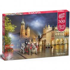 Puzzle 500 pièces : Cracovie Magique