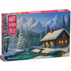 Puzzle 500 pièces : Murmures d'hiver