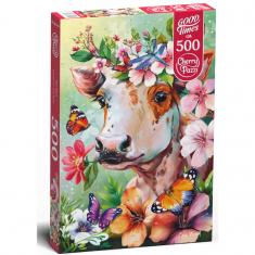500 piece puzzle : Cow Wow!  