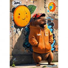 Puzzle 500 pieces : Don't Worry, Be Cappy 