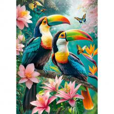 1000 piece puzzle : Toucan's Paradise