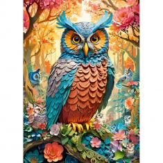 1000 piece puzzle : QuilledOwl