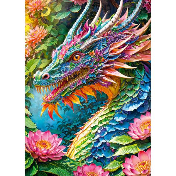 1000 Teile Puzzle: Viel Glück Dragon - Timaro-30790