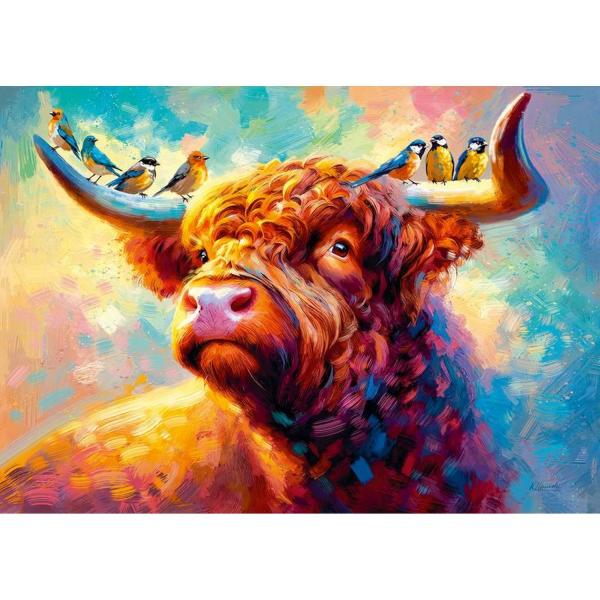 Puzzle de 1000 piezas: Moo-sic en el aire - Timaro-31070