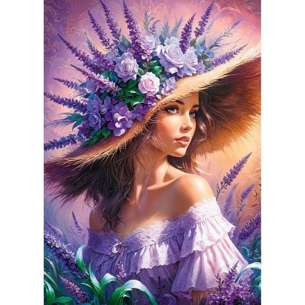 Puzzle de 1000 piezas: Musa Lavanda - Timaro-31094