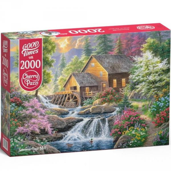 2000 piece puzzle : Summertime mill   - Timaro-50019