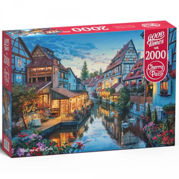 2000 piece puzzle : Meet me at the Cafe   - Timaro-50033