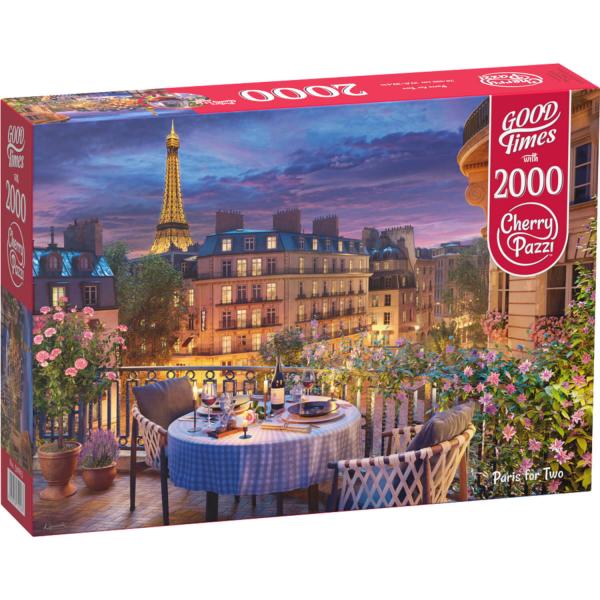 Puzzle 2000 pièces : Paris à deux - Cherry Pazzi - Rue des Puzzles