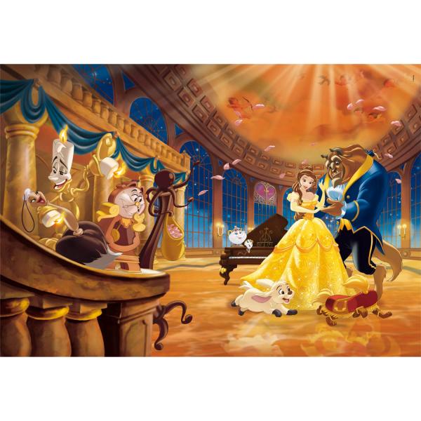 1000 piece puzzle : The Beauty and the Beast - Clementoni-39854